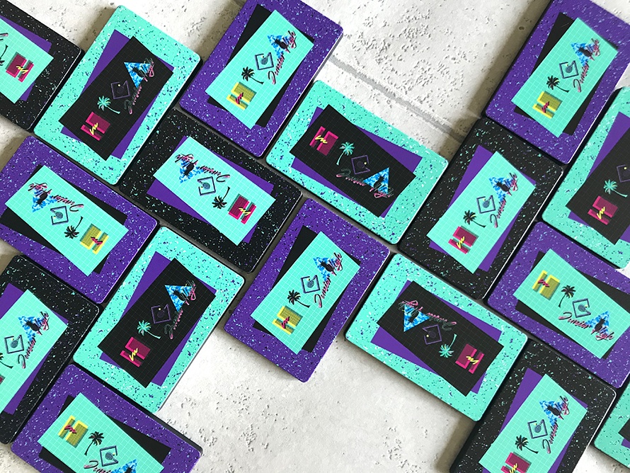 Higa × 80's POP ◆ スライドカードミラー