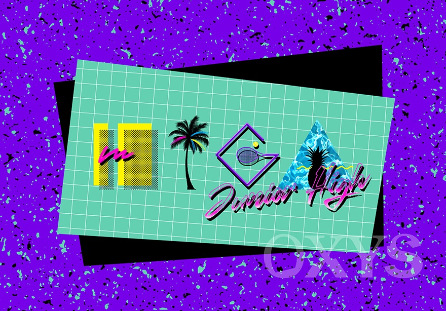 Higa × 80's POP ◆ スライドカードミラー