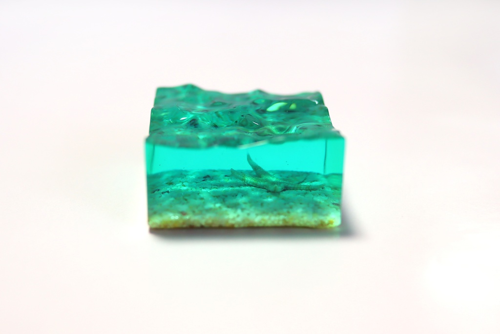 美ら海オブジェ "美ら海のかけら"【 ヒトデのいる美ら海/一 】