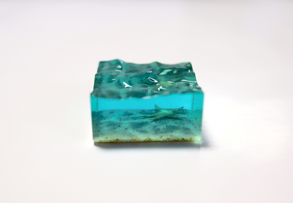 美ら海オブジェ "美ら海のかけら"【 ヒトデのいる美ら海/二 】