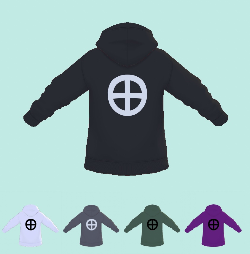【無料 / Free】薩摩藩 島津家 家紋パーカー　Satsuma Shimazu hoodie