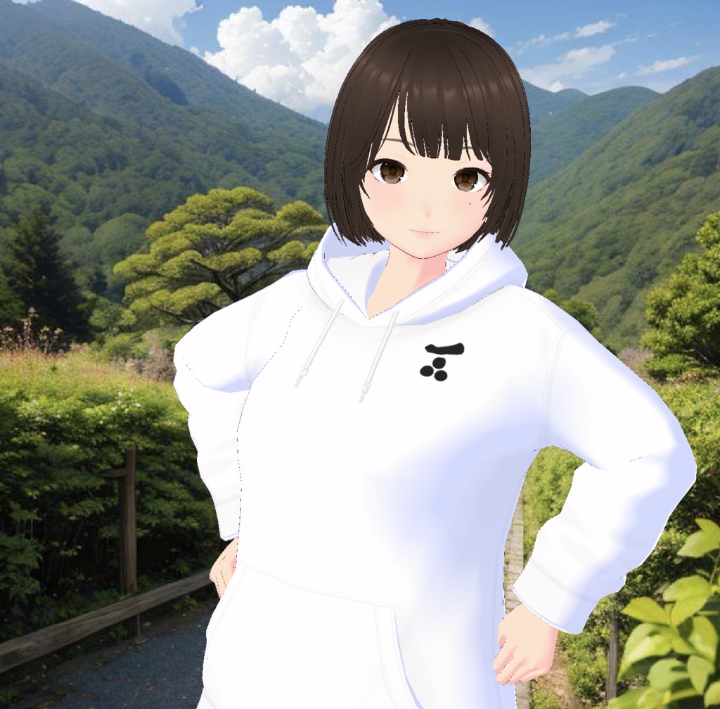 【無料 / Free】長州藩 毛利家 家紋パーカー Choshu Mori hoodie