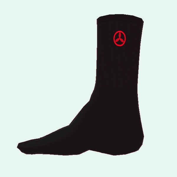 【無料 / Free】薩長土肥の家紋入り黒ソックス Crest of Daimyo socks 【雄藩】