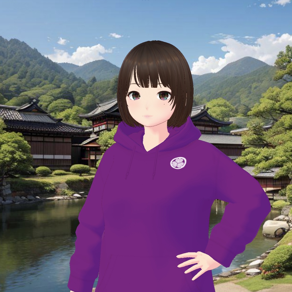 【無料 / Free】徳川家 家紋パーカー Tokugawa Shogun hoodie 【葵の紋】