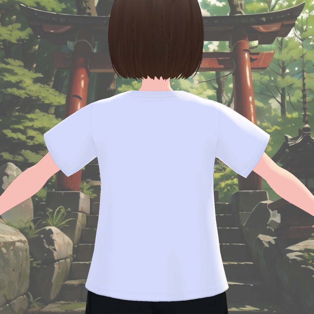 【無料 / Free】かおる神社の「勝」Tシャツ Victory kanji T-shirts 【縁起物】
