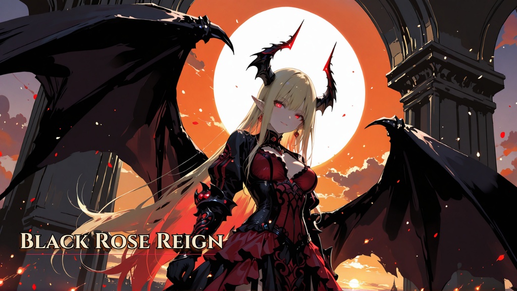 【フリーBGM】Black Rose Reign|Neon×Eclipse Music