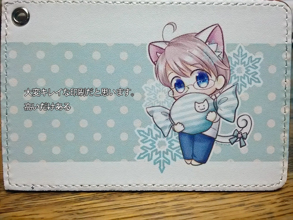 パスケース(雪とミントキャンディ)