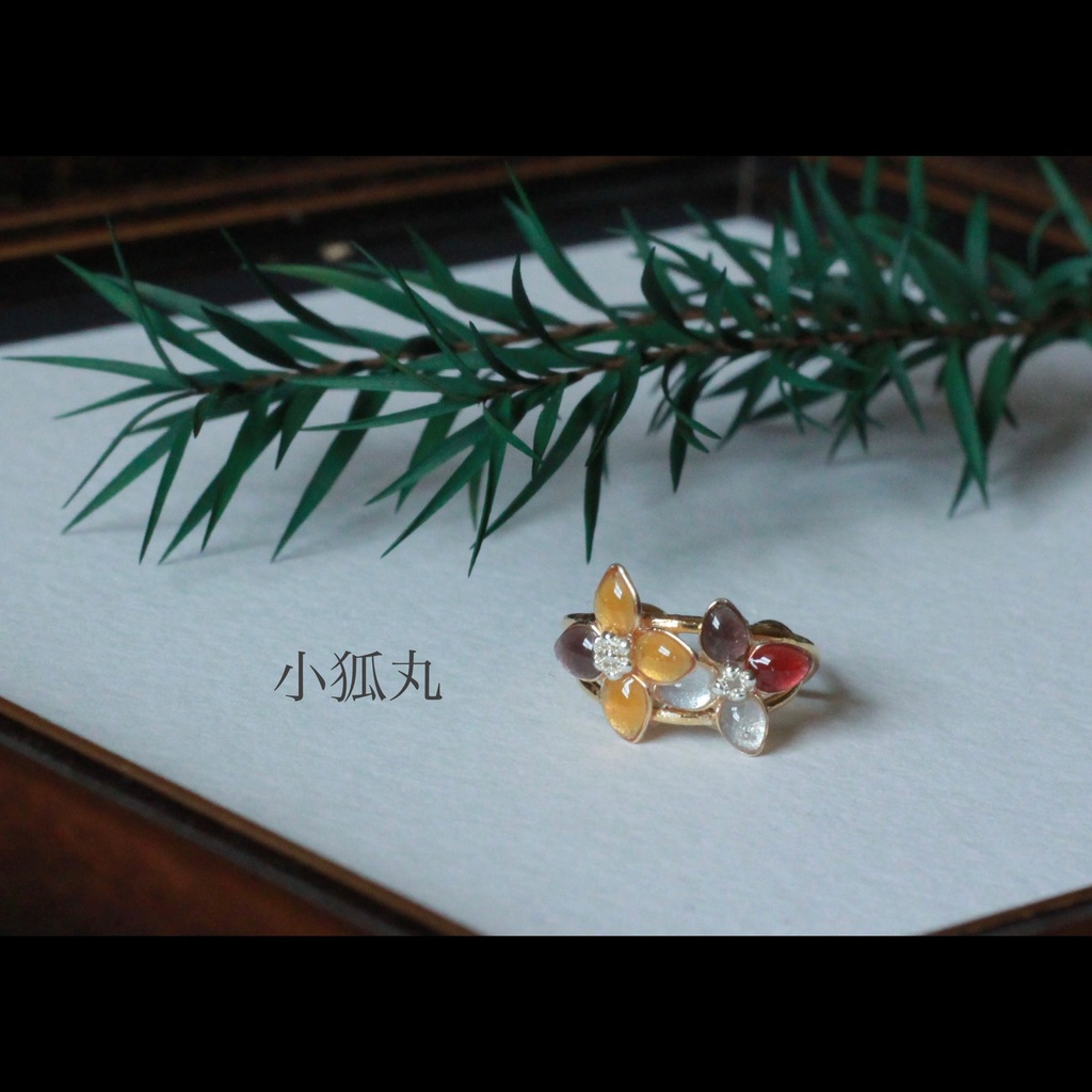 刀を恋う花 イヤーカフ