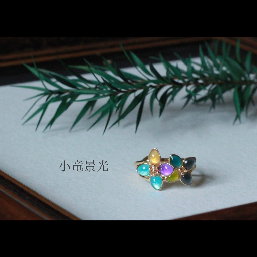 刀を恋う花 イヤーカフ