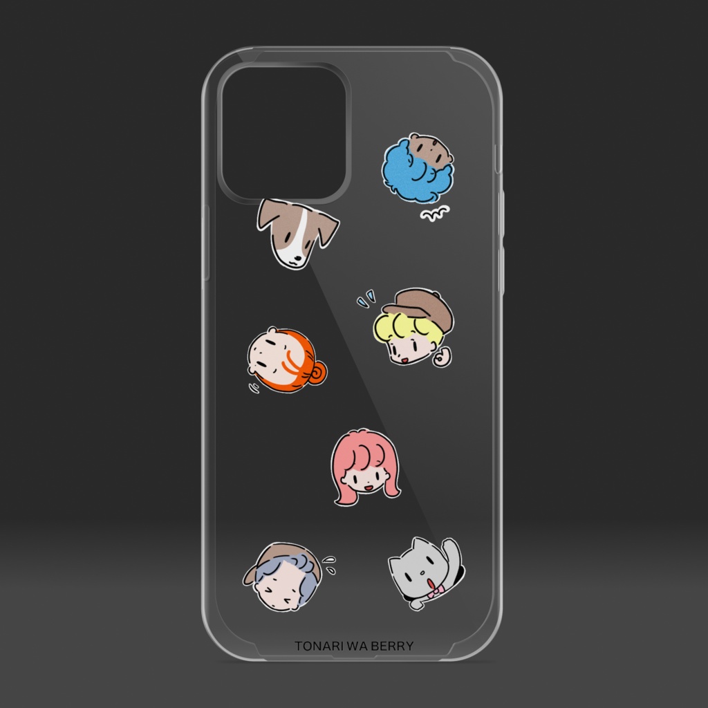 となりはベリー iPhoneケース クリア iPhone 12 / 12 Pro