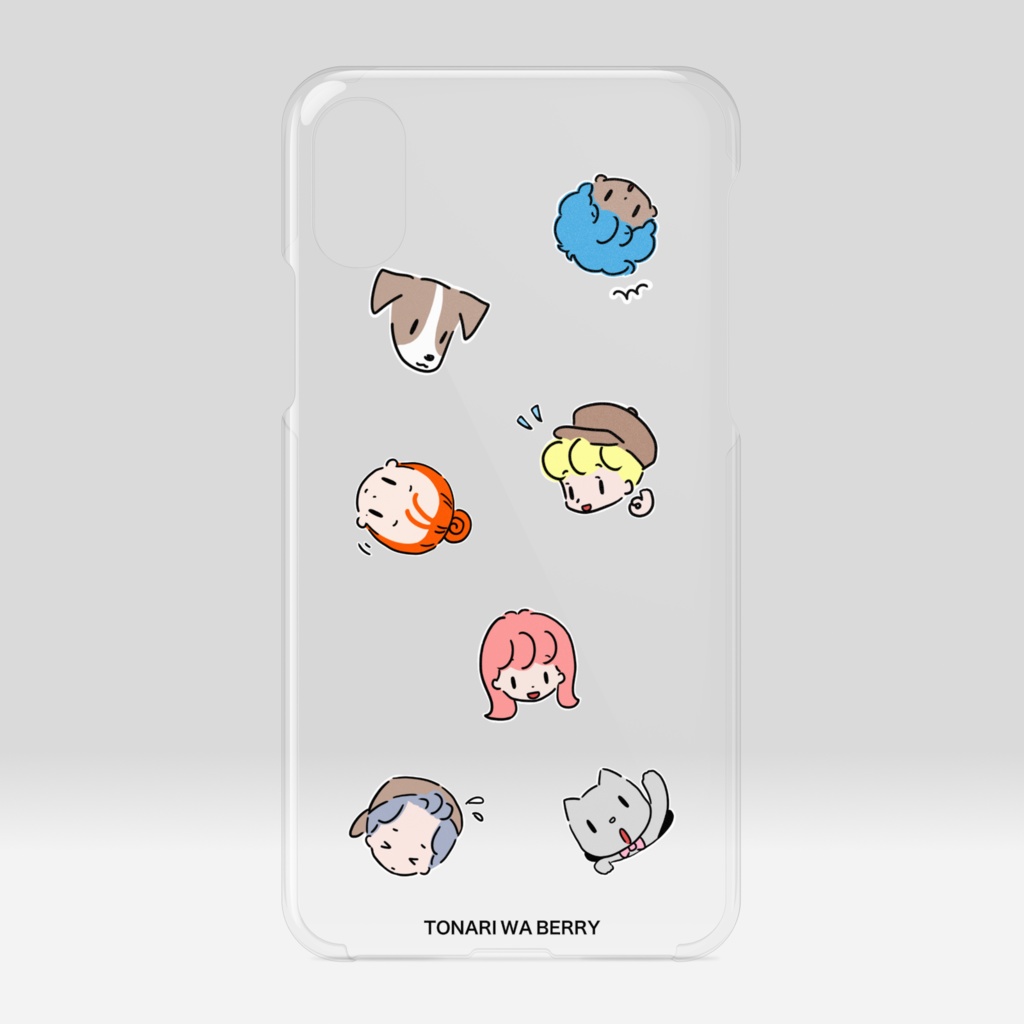 となりはベリー iPhoneケース クリア iPhone X / XS