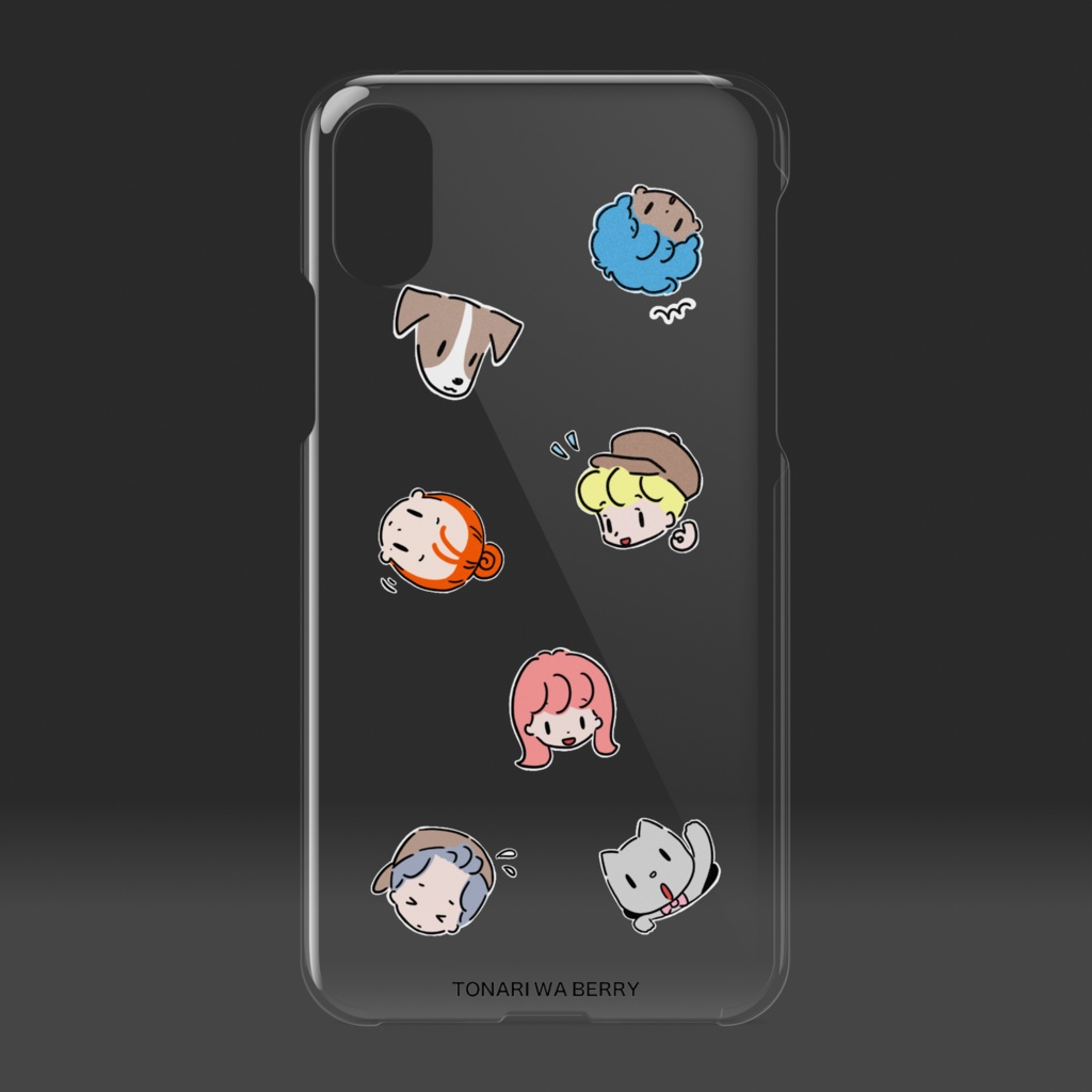 となりはベリー iPhoneケース クリア iPhone X / XS