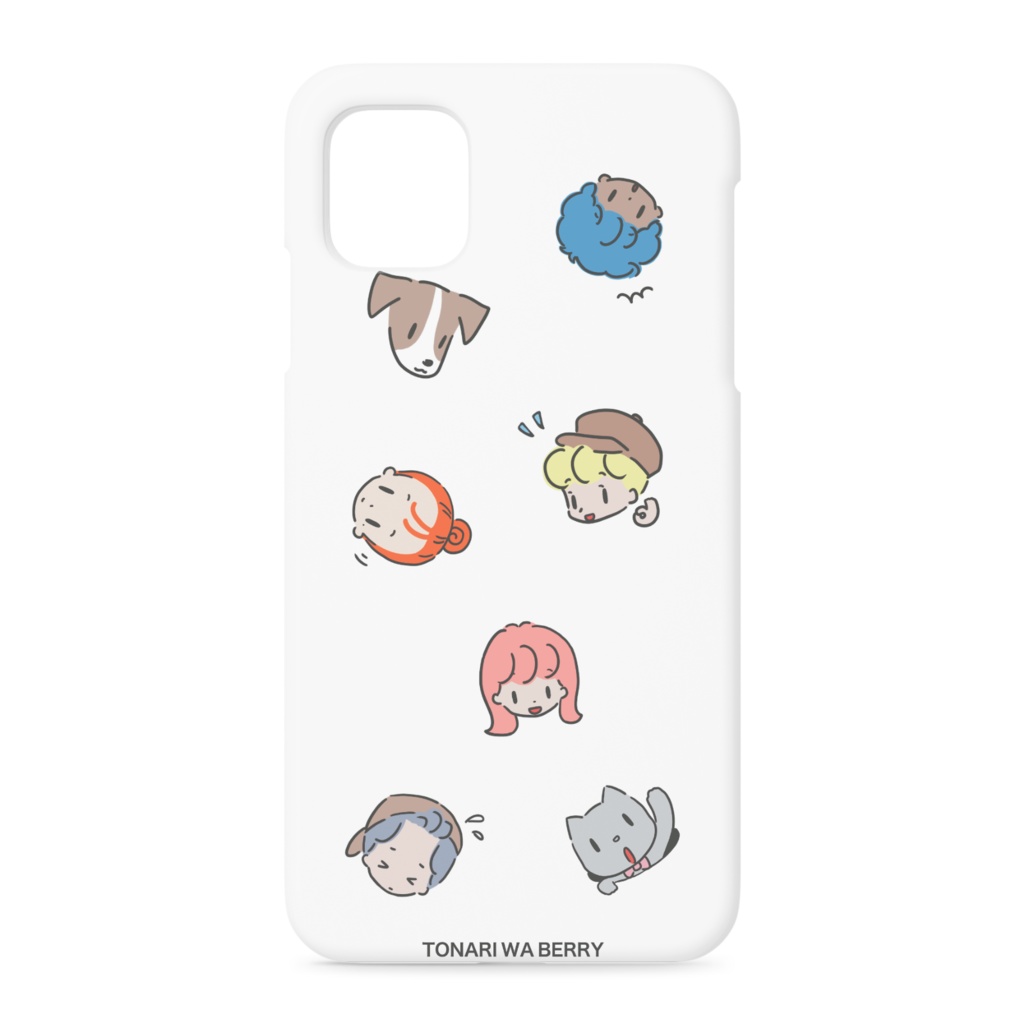 となりはベリー  iPhoneケース  ホワイト  iPhone 11
