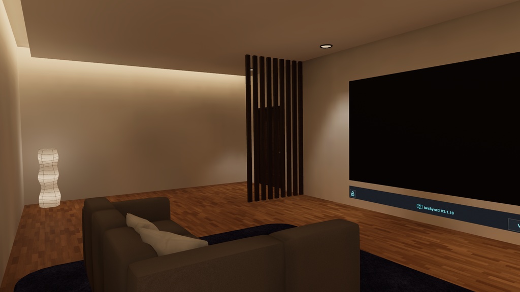 JapaneseModernRoom1【VRChat想定】【SDK3】