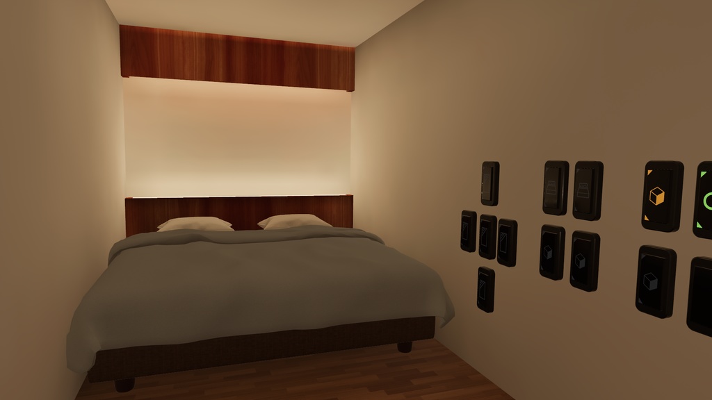 JapaneseModernRoom1【VRChat想定】【SDK3】