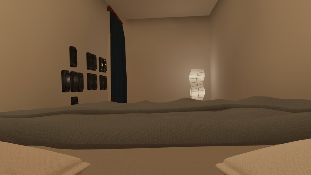 JapaneseModernRoom1【VRChat想定】【SDK3】