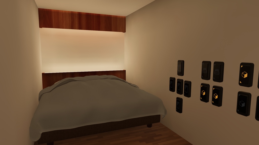 JapaneseModernRoom1【VRChat想定】【SDK3】