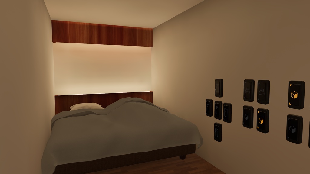 JapaneseModernRoom1【VRChat想定】【SDK3】