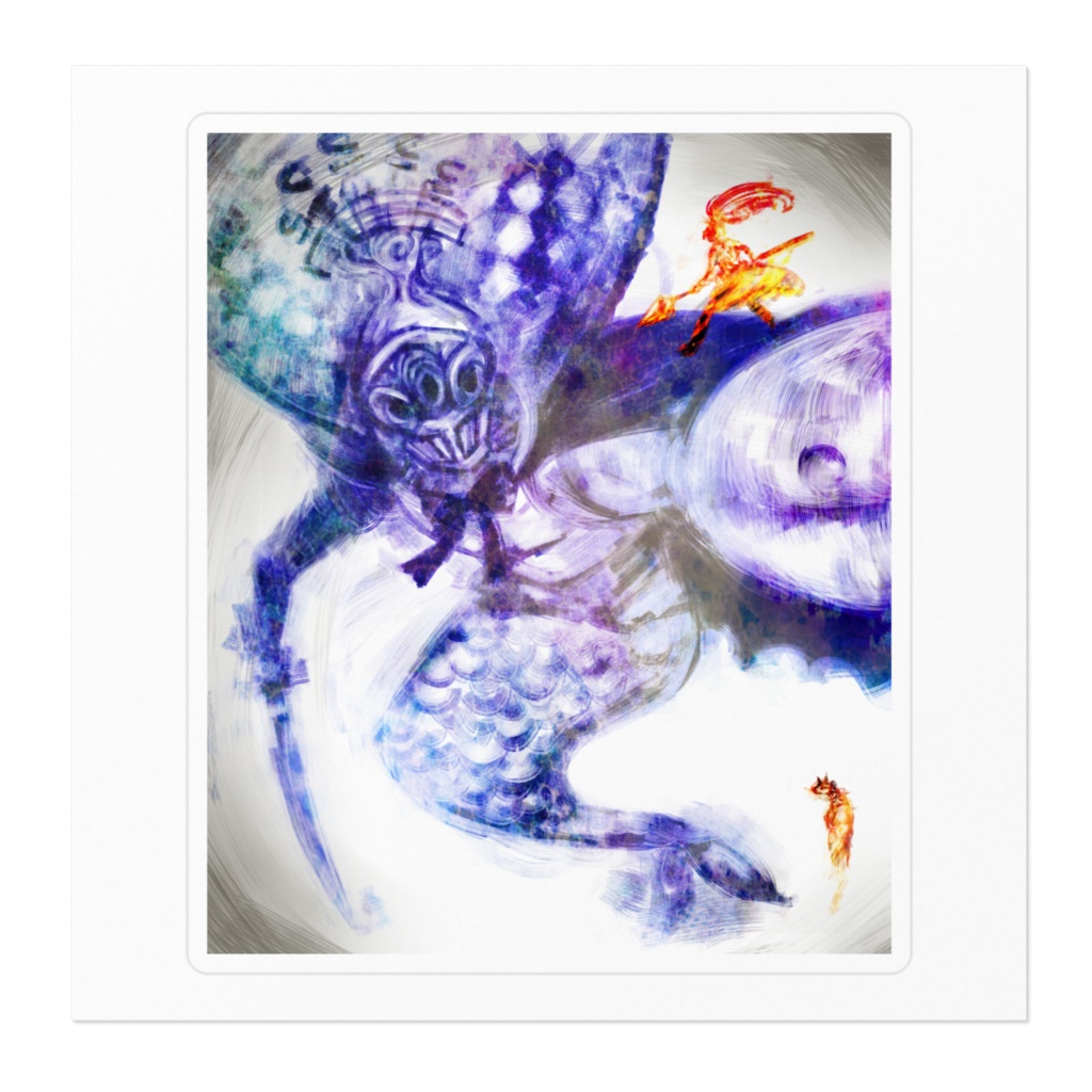 杏子と魔女ステッカー