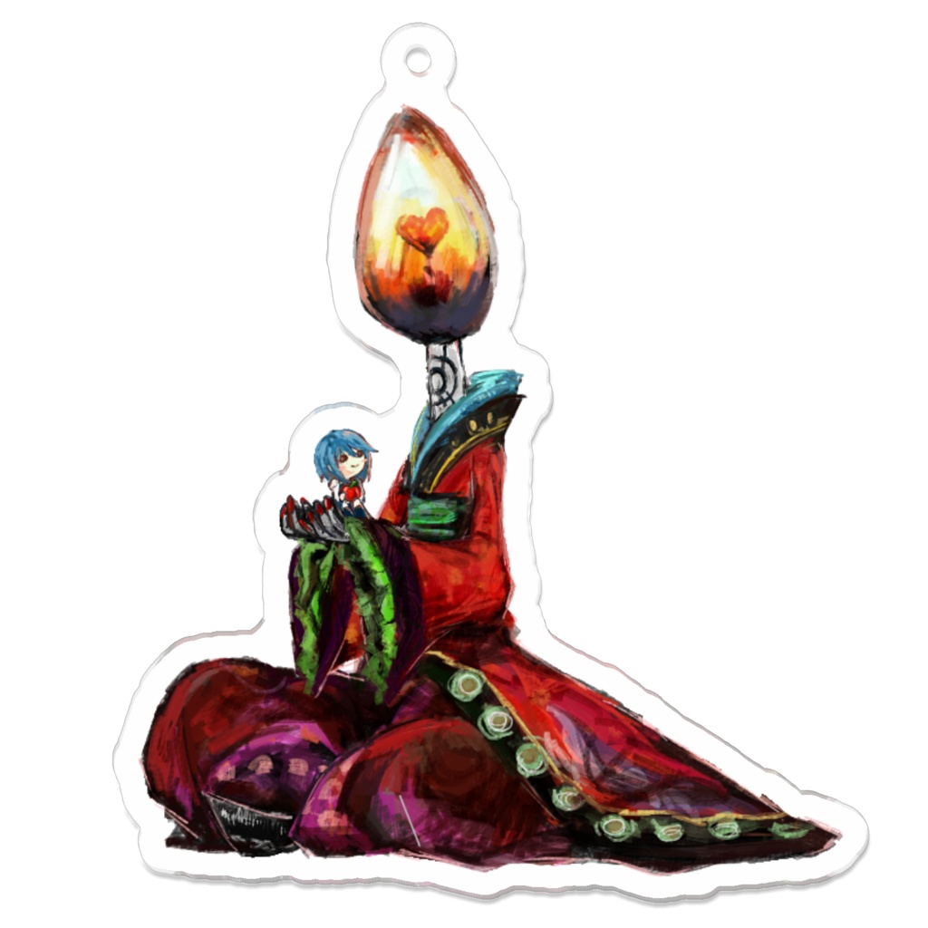 オフィさやアクリルキーホルダー