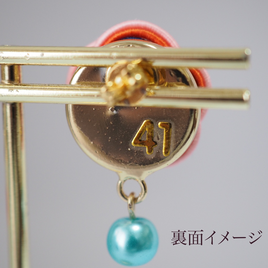 【片耳頒布・ピアス】花結-はなむずび-(刀剣男士イメージ)