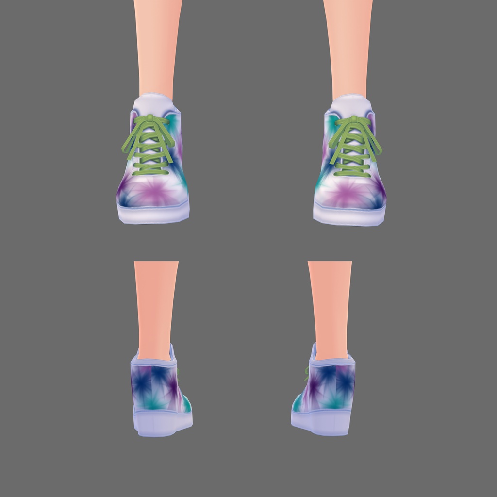 【VRoid】Art Splatter Sneakers