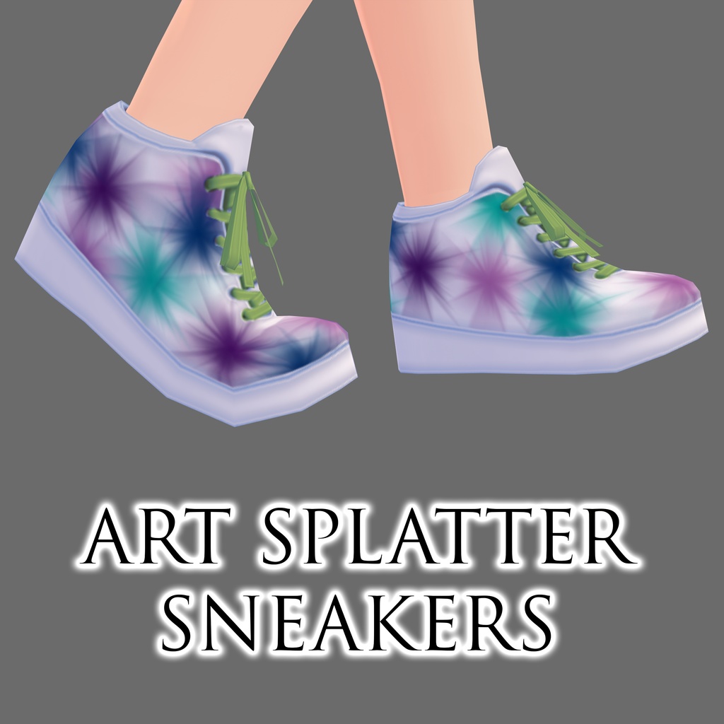 【VRoid】Art Splatter Sneakers
