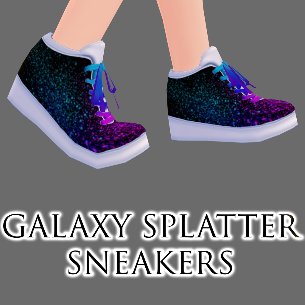 【VRoid】Galaxy Splatter Sneakers