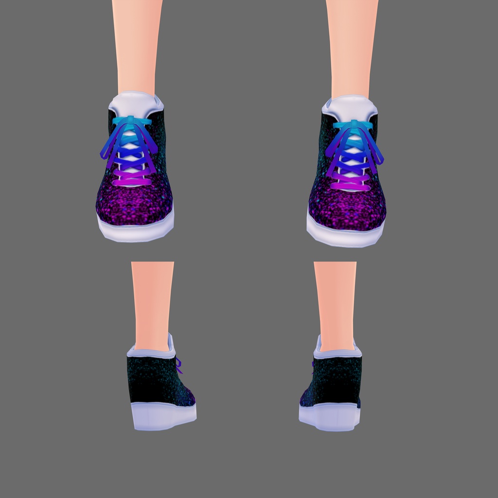 【VRoid】Galaxy Splatter Sneakers