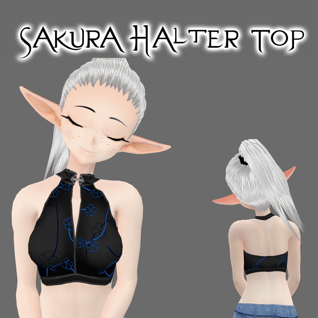 【VRoid】Sakura Halter Top