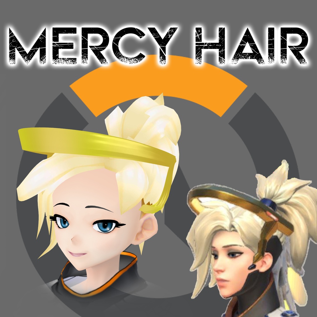 【VRoid】Mercy Hair (Overwatch)