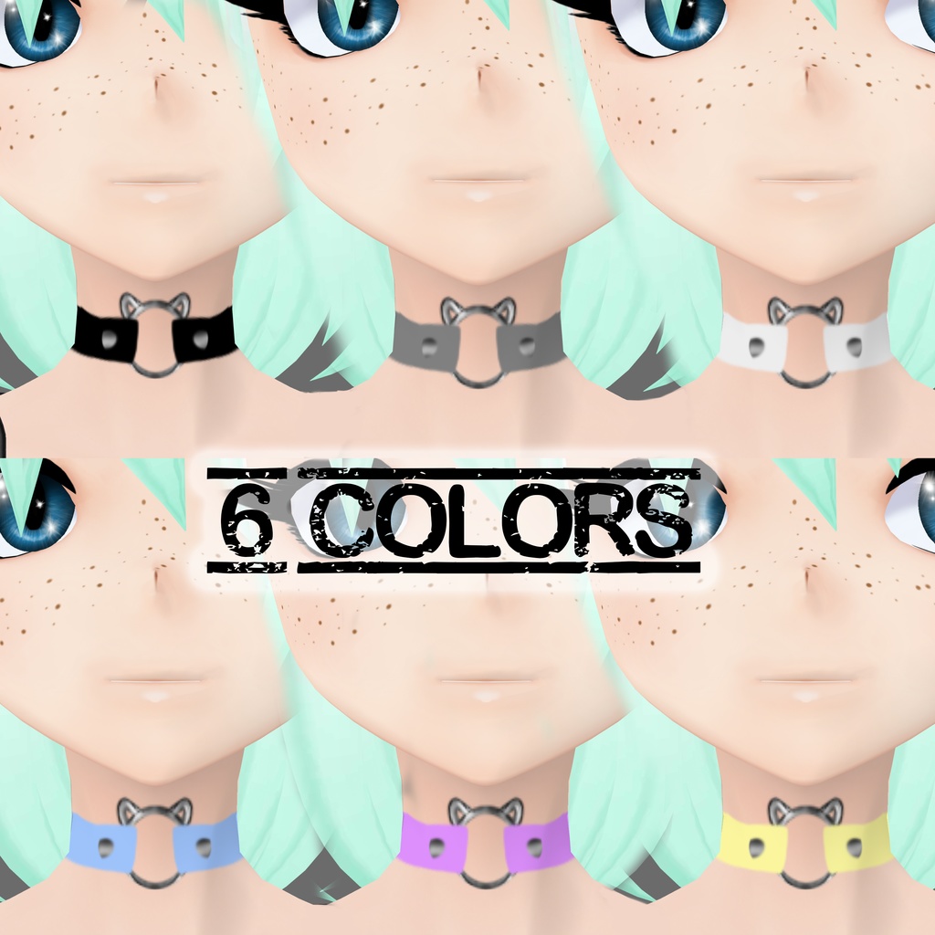 【VRoid】Cat choker