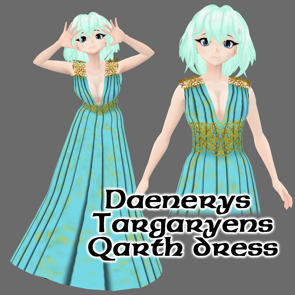 【VRoid】Daenerys Targaryens Qarth dress