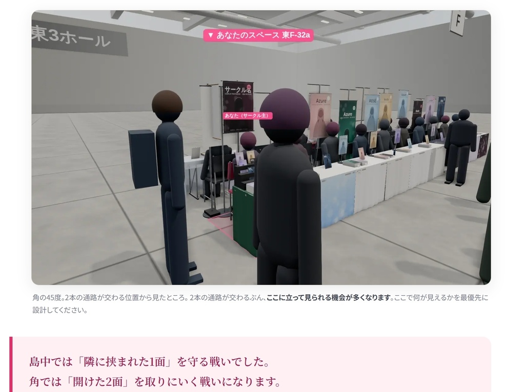 【同人ノウハウ】即売会で写真集やグッズ売上を伸ばすサークル設営と設置の教科書 コスプレイヤー例