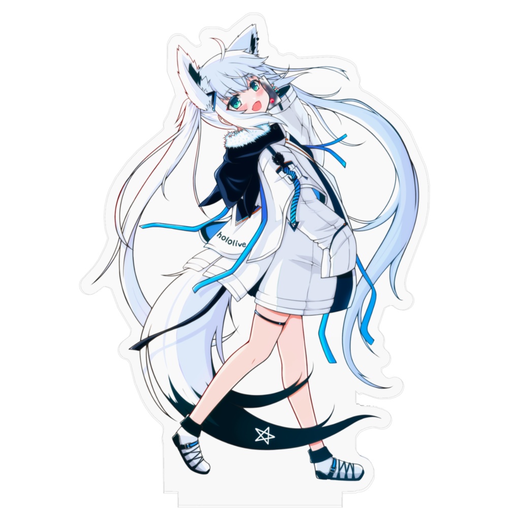 白上フブキ TEK衣装【非公式】アクリルフィギュア