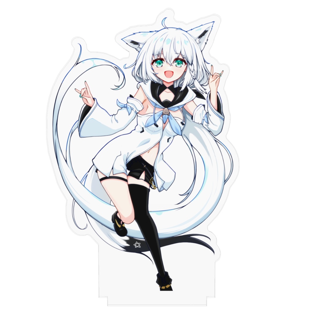 白上フブキ【非公式】通常衣装 アクリルフィギュア