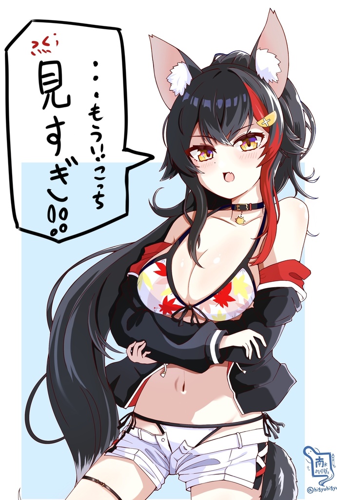 大神ミオ【非公式】水着怒り アクリルフィギュア