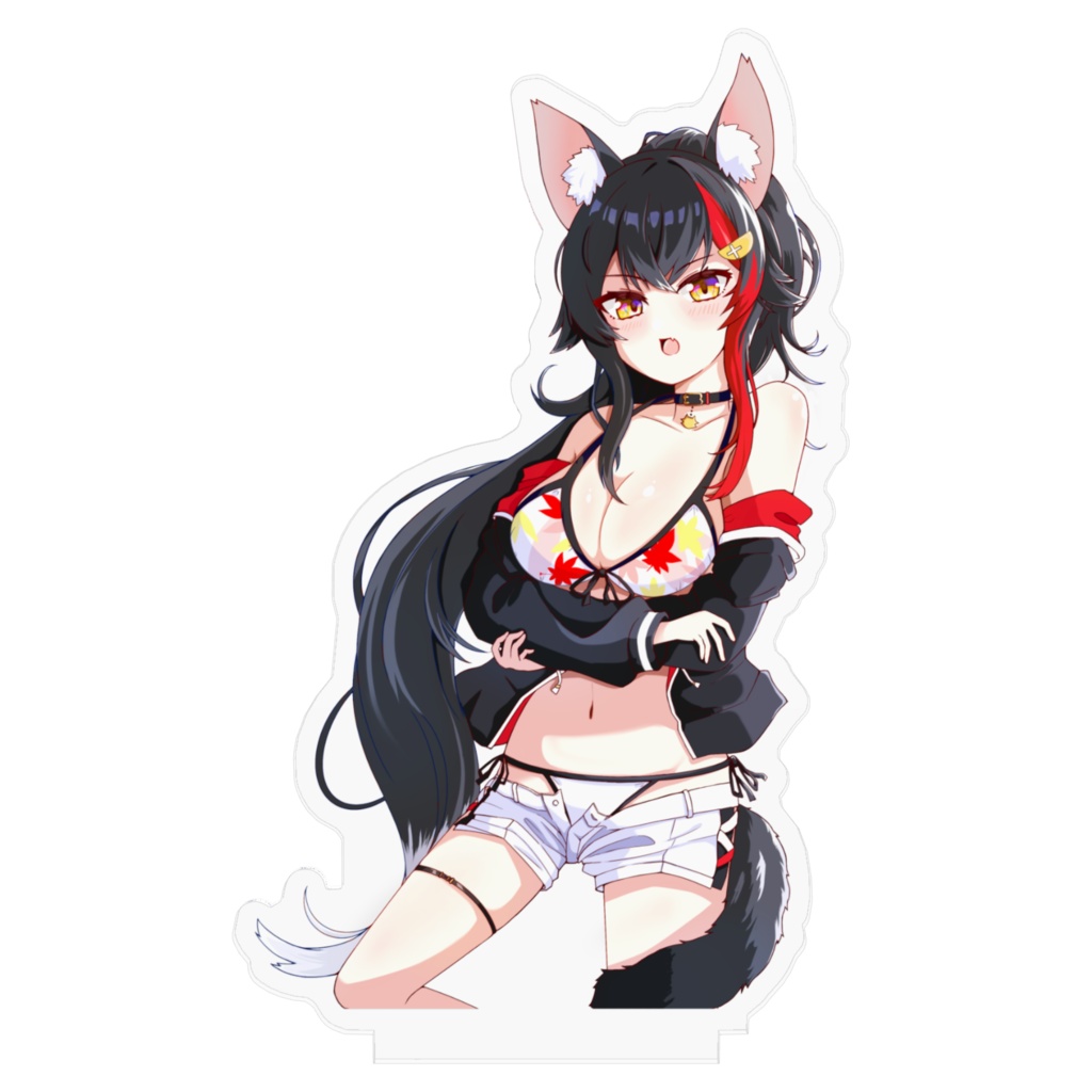 大神ミオ【非公式】水着怒り アクリルフィギュア