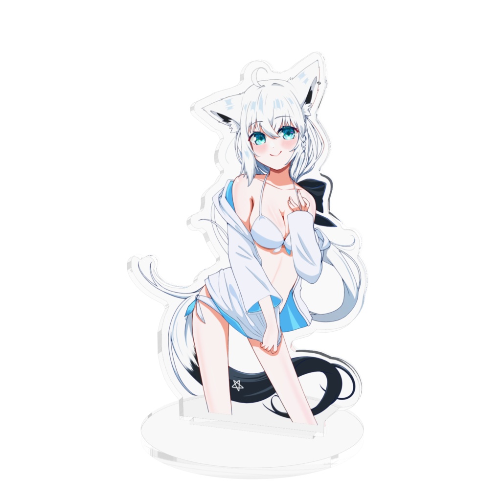 白上フブキ【非公式】水着微笑み アクリルフィギュア