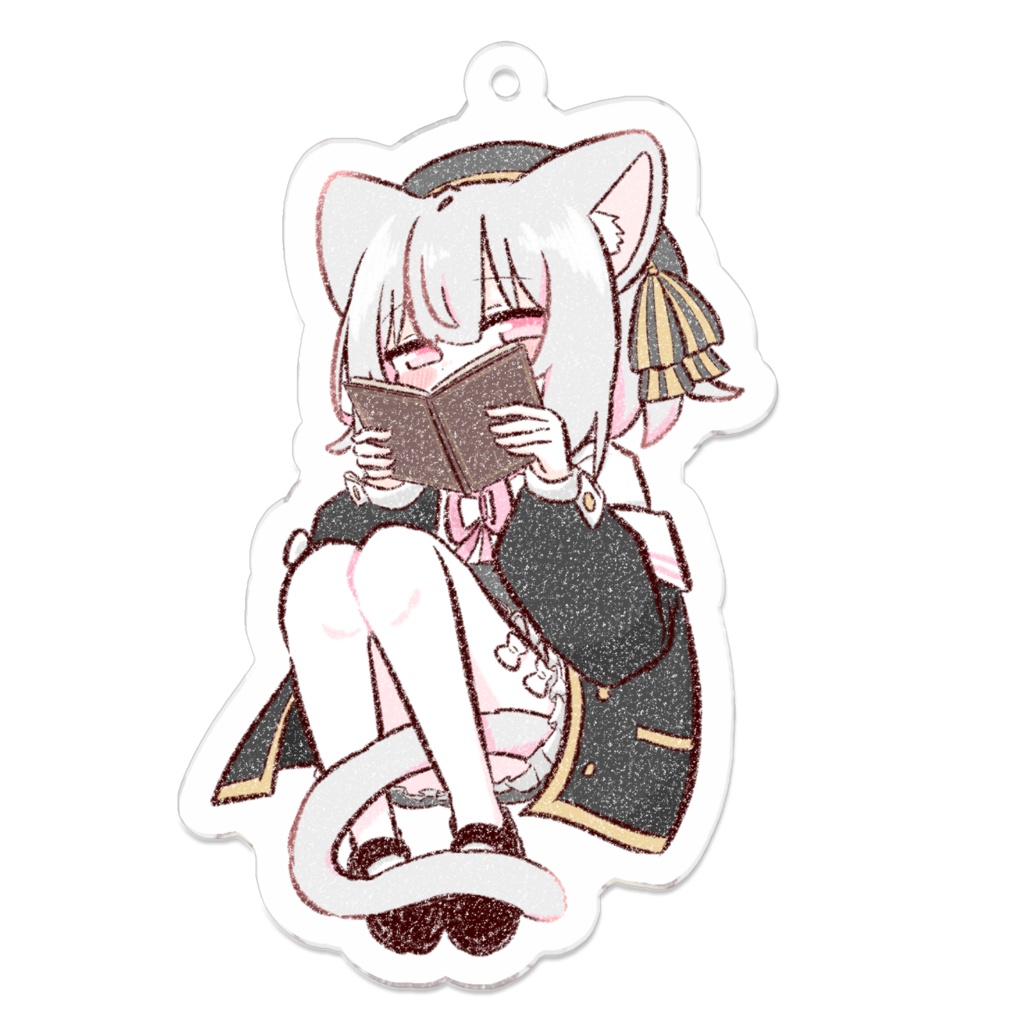 読書さよちアクリルキーホルダー