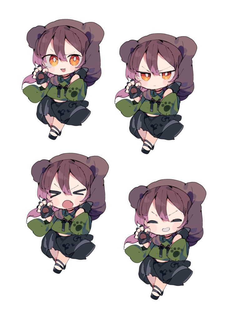 くそでかるなさんステッカー達