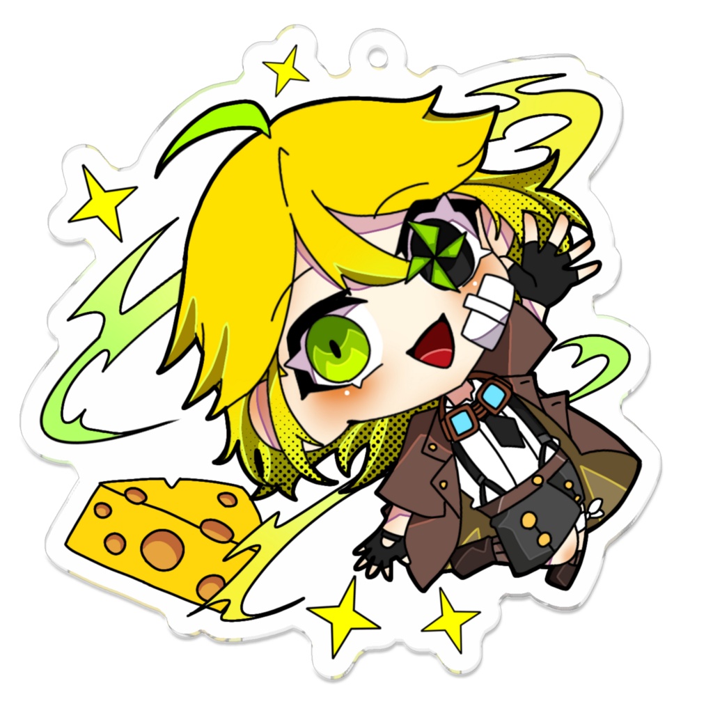 アクリルキーホルダー(🧀)