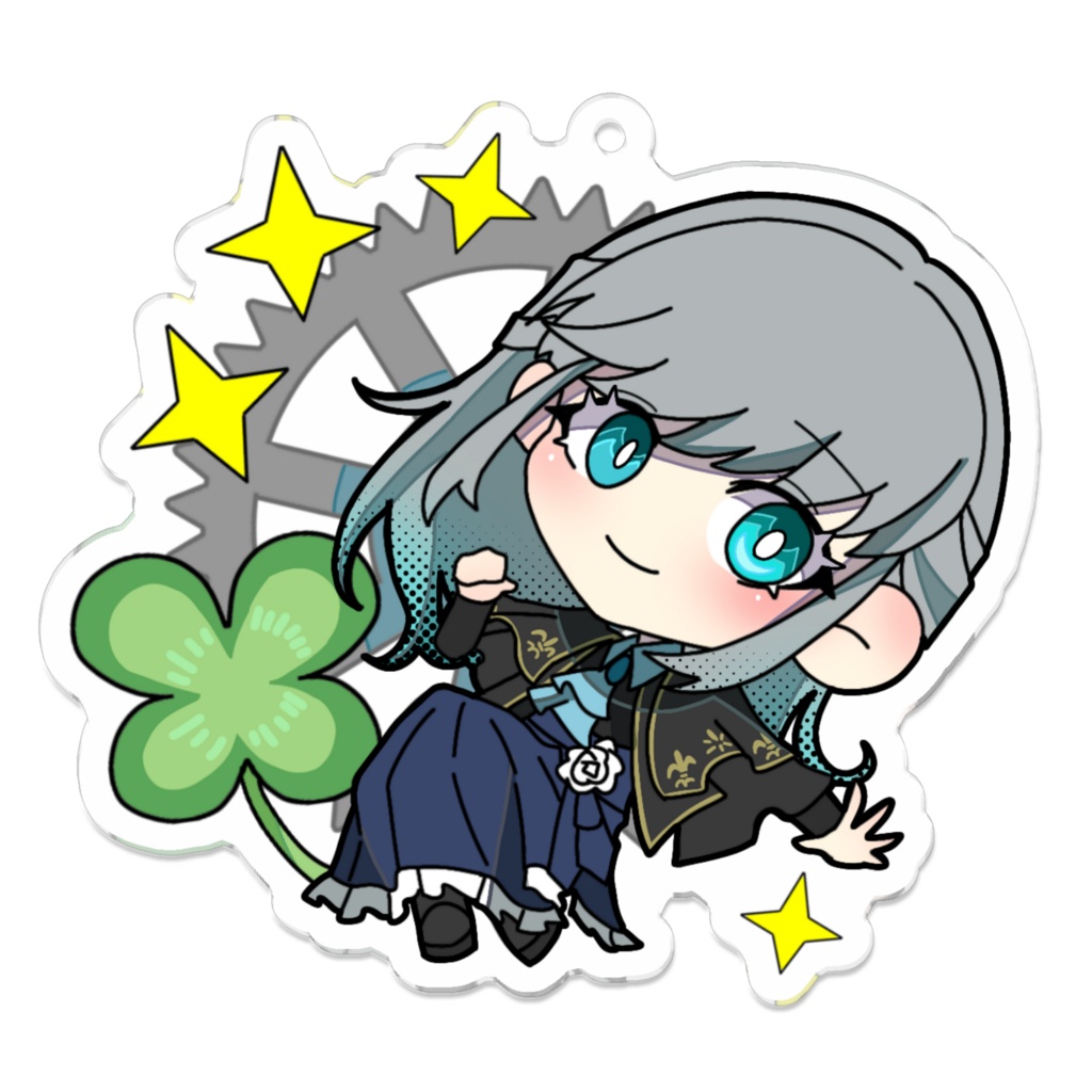 アクリルキーホルダー(🍀)