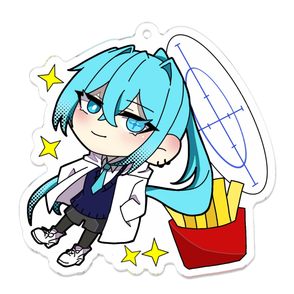 アクリルキーホルダー(🍟)