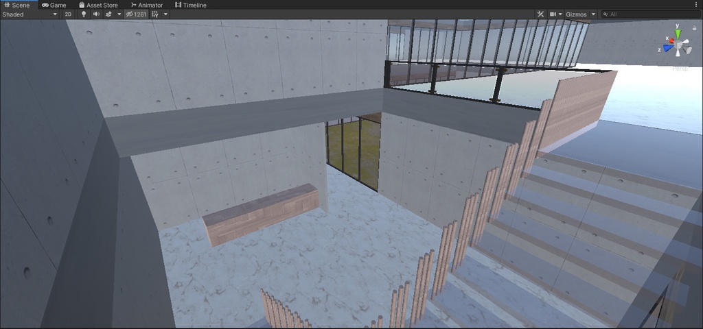 【ワールド】2階建ての開放感ある美術館