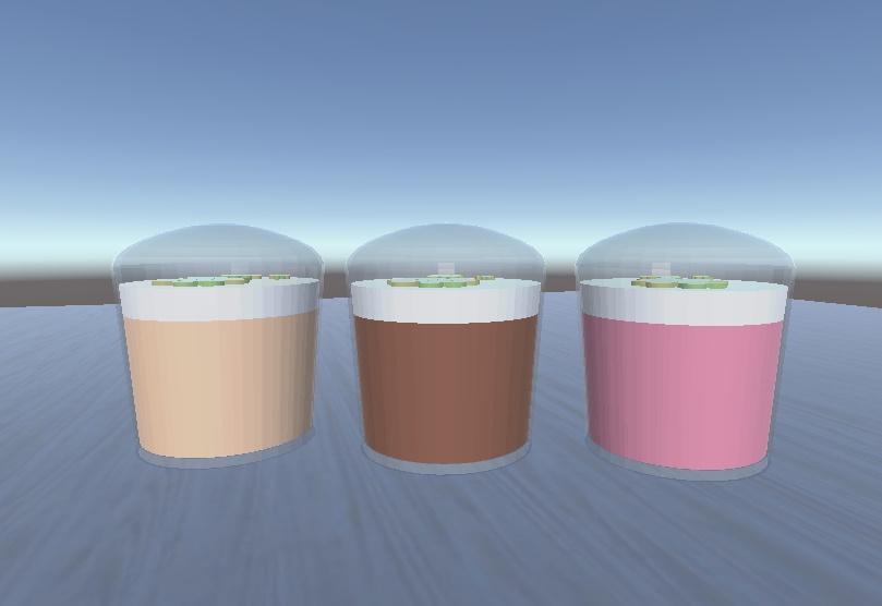 【無料】プリン 3種