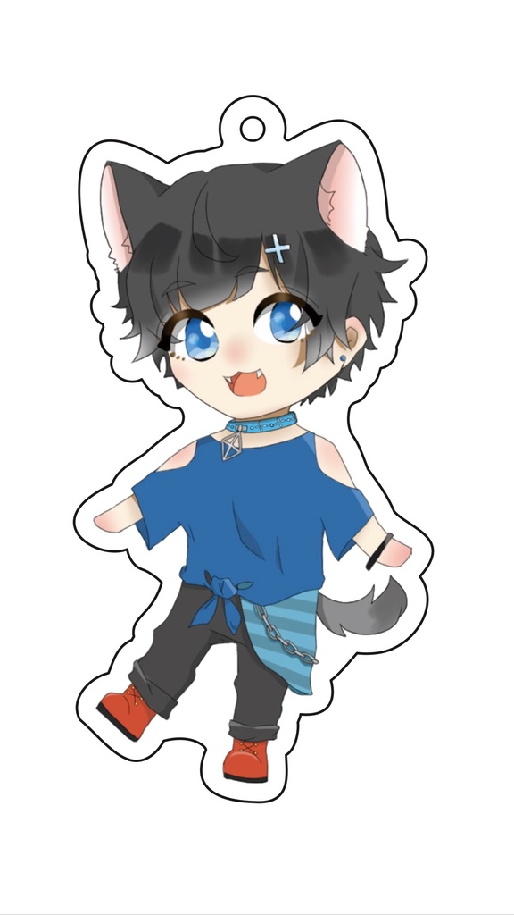 あおゐ。(あおくん) アクリルキーホルダー