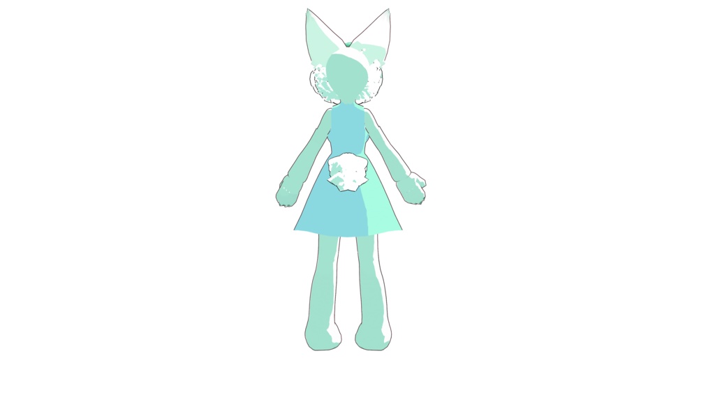 Minty 3D vtuber (VRM - Vroid File)