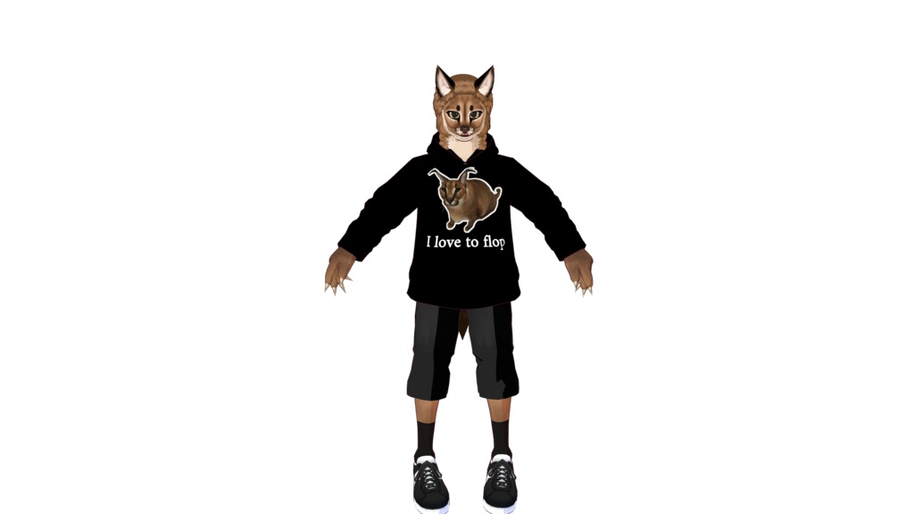 Floppa 3D vtuber (VRM - Vroid File)