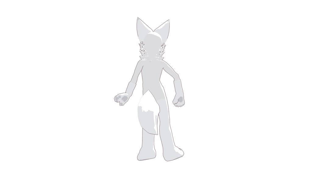 Furry fox Base Male and Female (vroid save file)